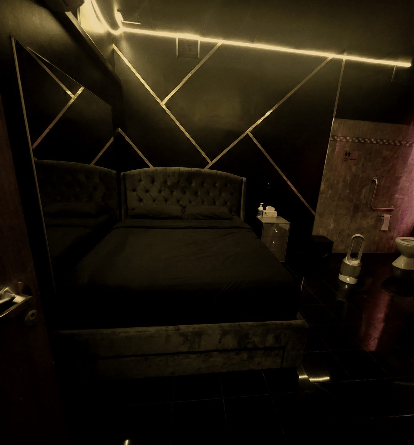 Guest room four at The Black Garter, wired for streaming